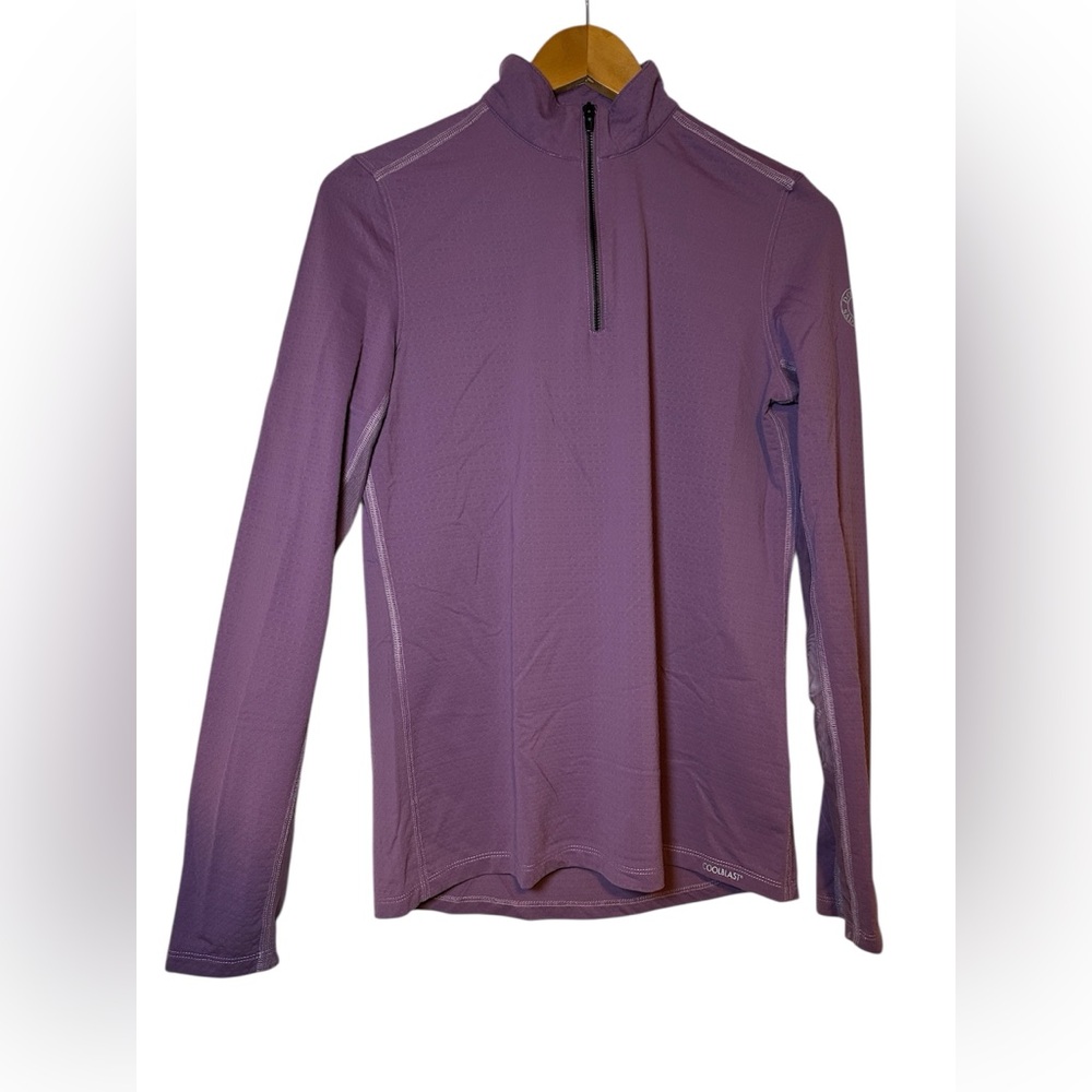 Dover Saddlery CoolBlast Quarter-Zip long sleeve top.